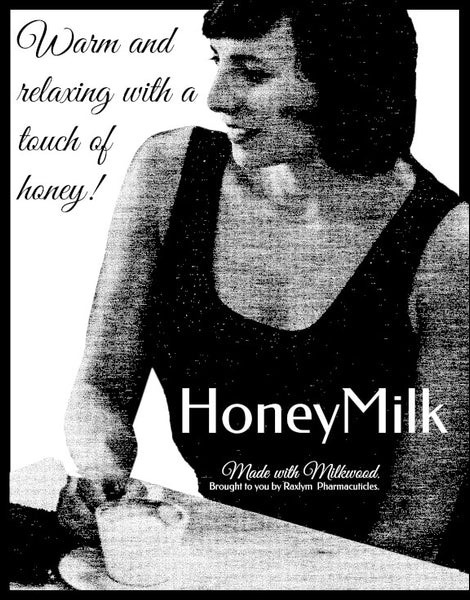 Honeymilk Ad - Art by Lauren Bilanko