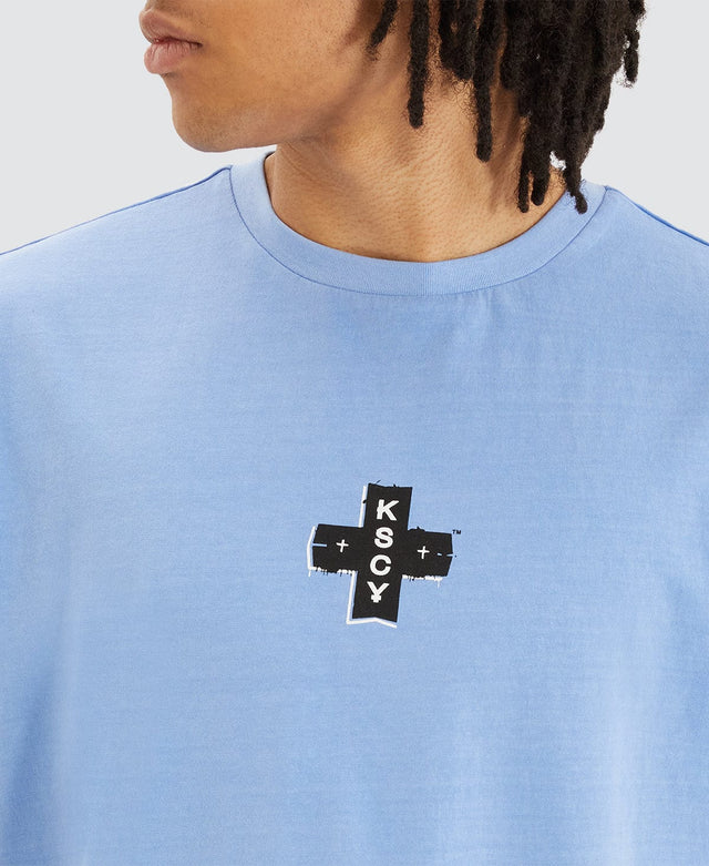 Zomp Dual Curved T-Shirt Pigment Corn Flower Blue – Neverland Store