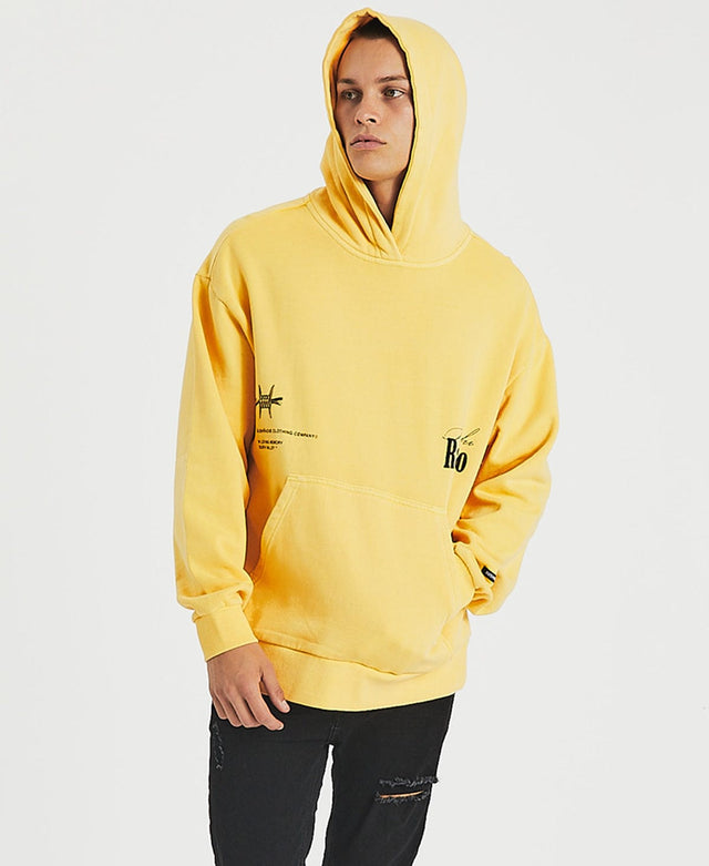 Yellow signature hoodie – Haliboy