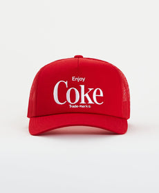 Brixton Coca-Cola Enjoy MP Trucker Hat Coke Red