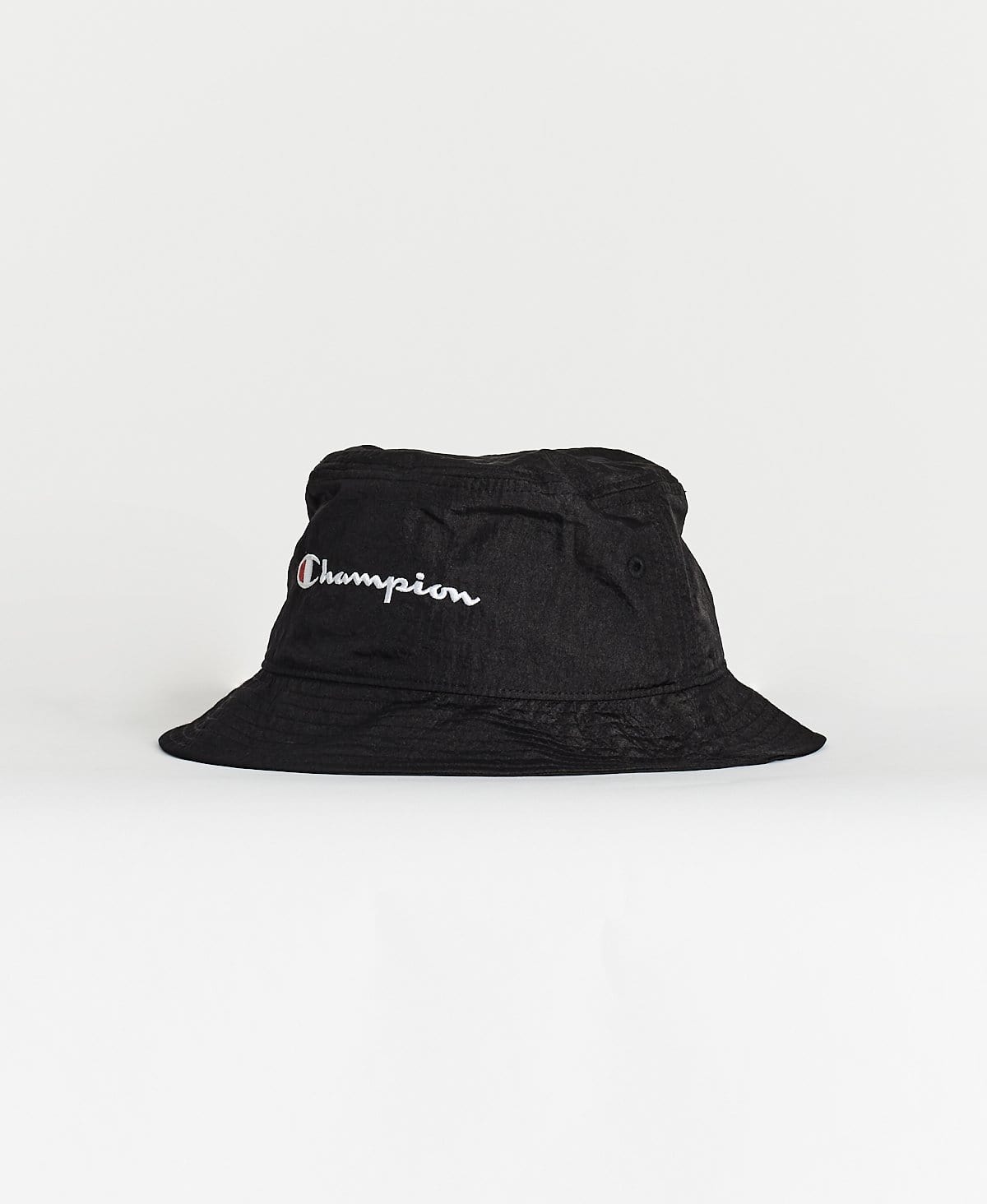 champion black and white bucket hat