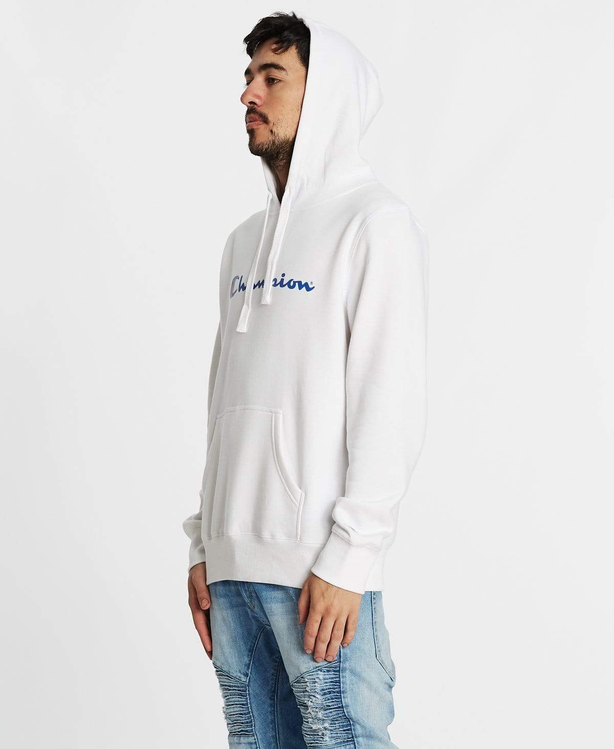 champion triple script hoodie