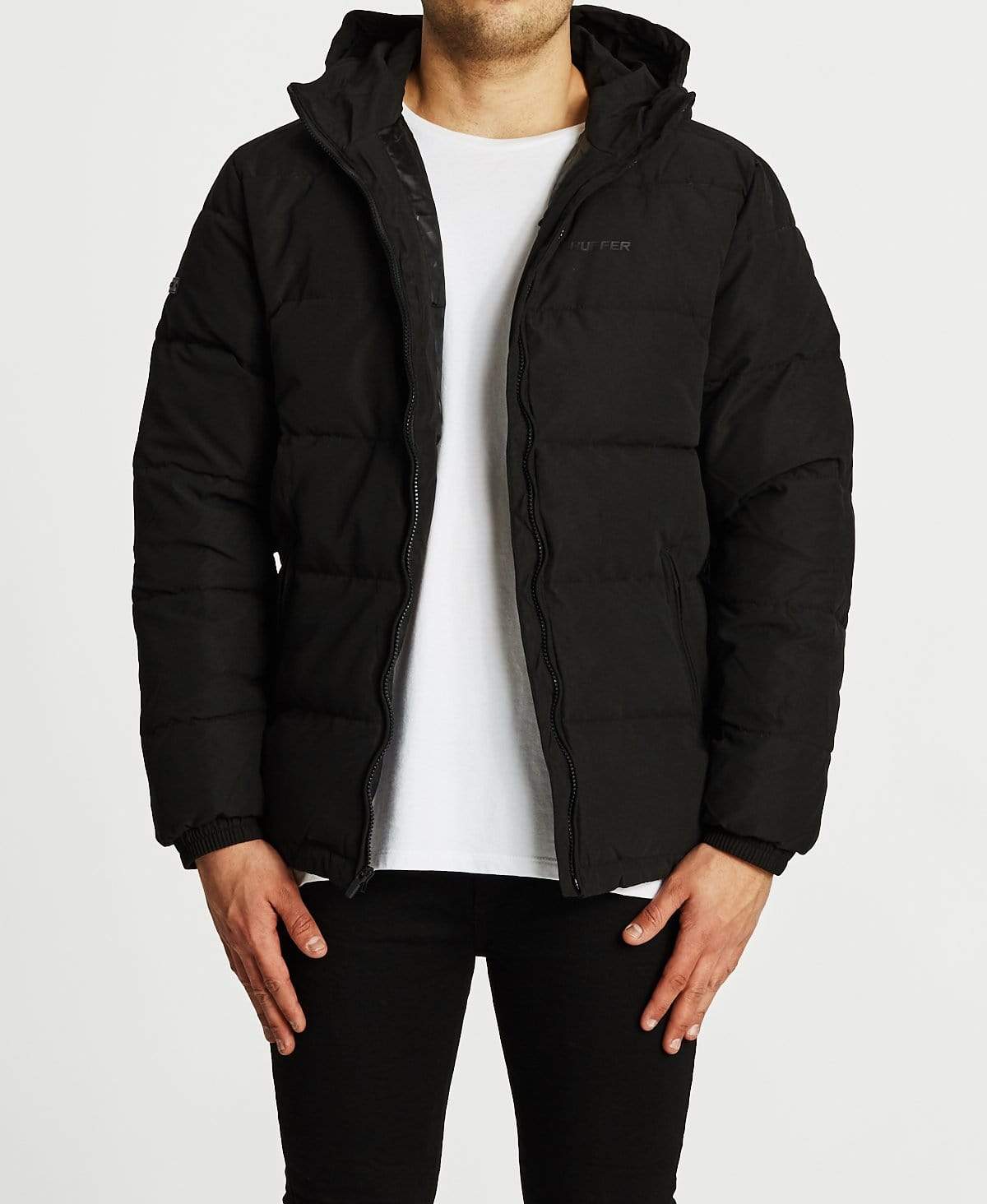 Huffer Puffer Jacket Black – Neverland Store