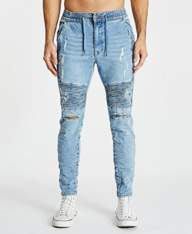 Brooklyn Biker Jeans Defiance Blue – Neverland Store