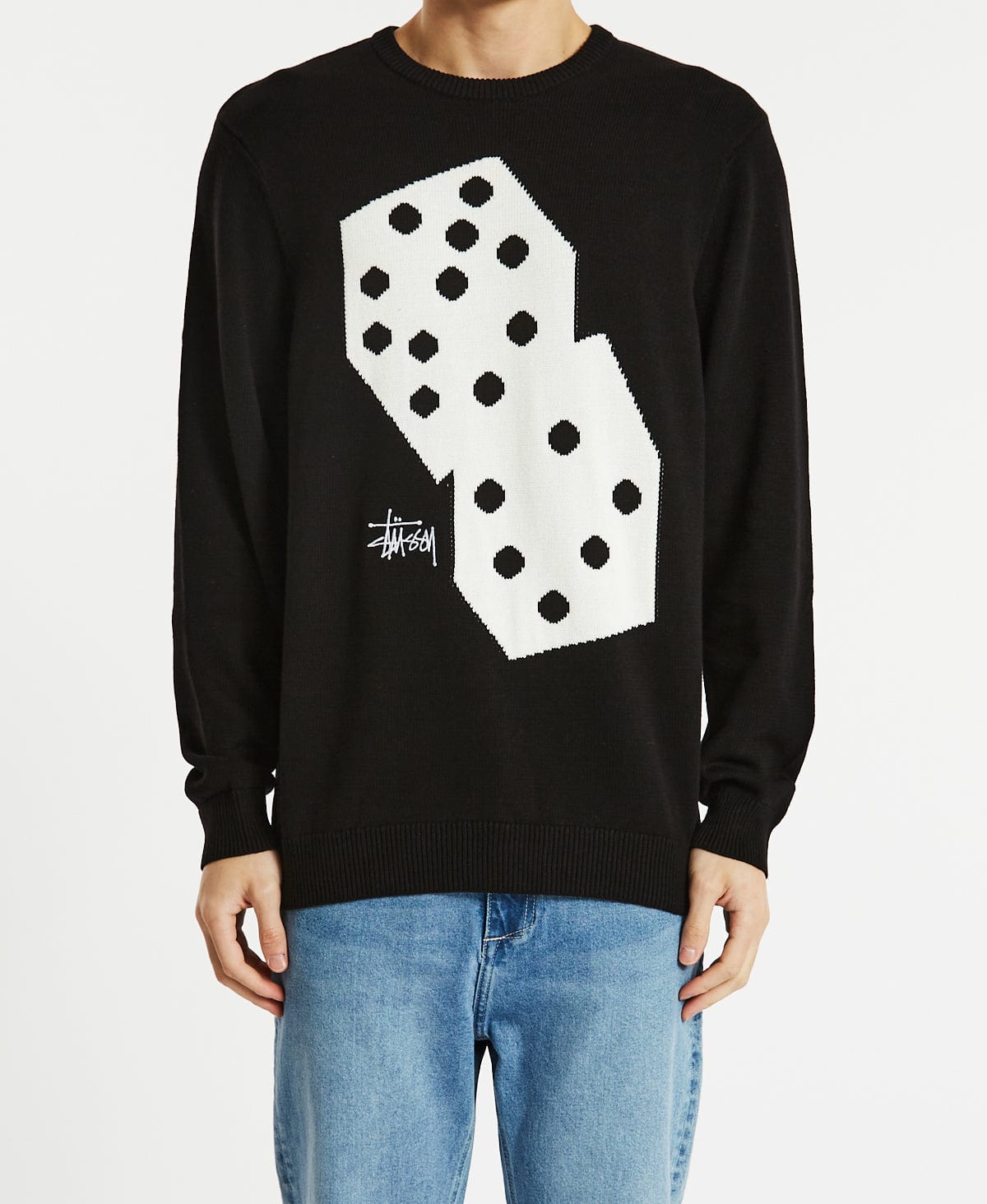 STUSSY dice knit サイコロSサイズ ダイスニット 限定特典 40.0%割引