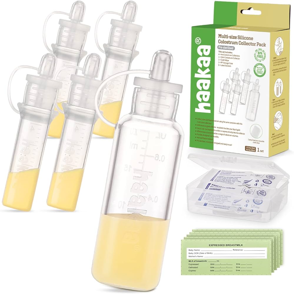 Haakaa Silicone Colostrum Collector Set 4ml (6 pcs.) – The Nest & Company