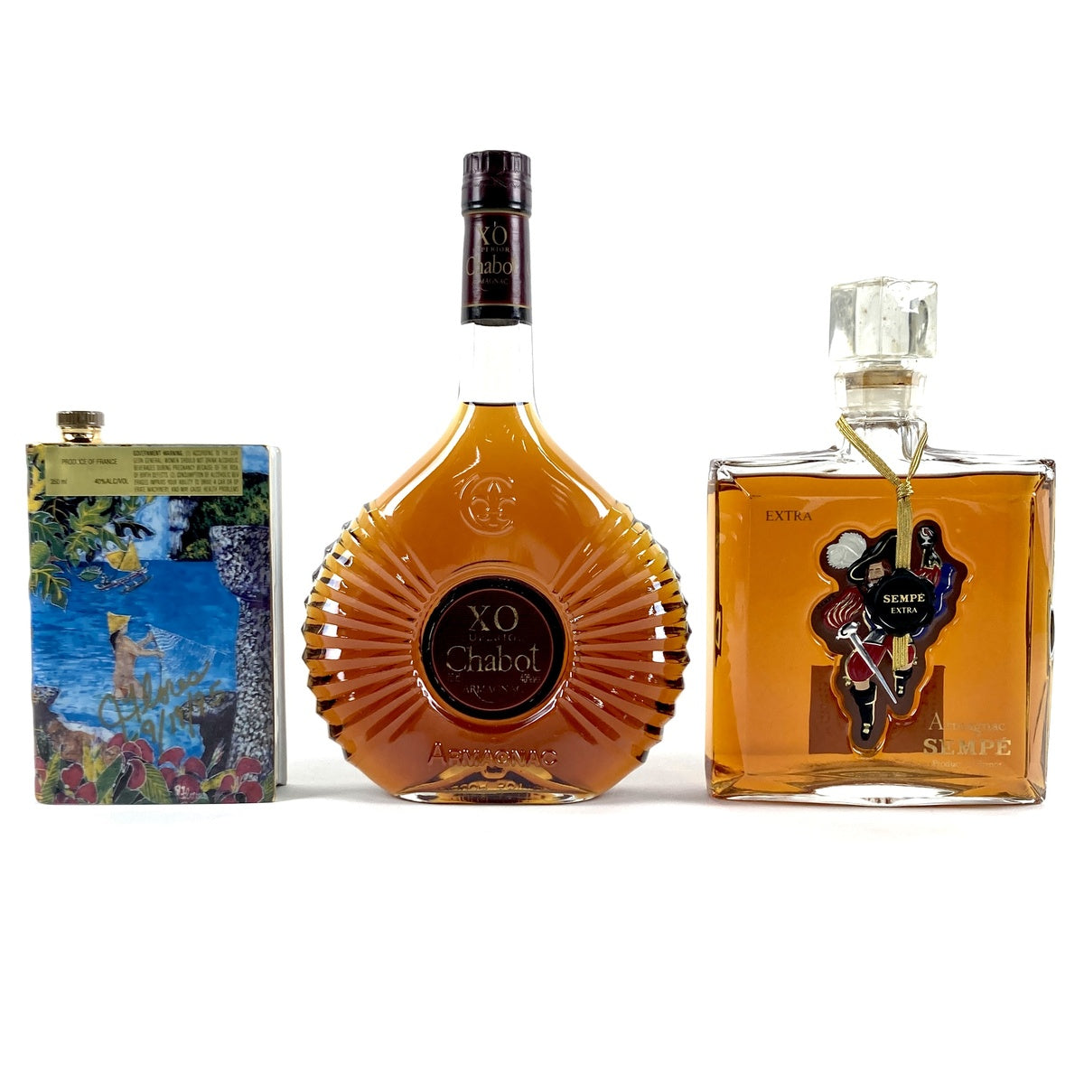 宅配 3本 Chabot 700ml アルマニャック コニャック COURVOISIER Royer