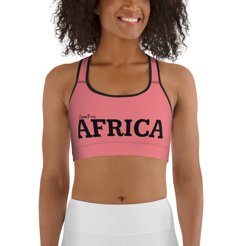 New AFRICA by SooFire Sports bra (Lakers)