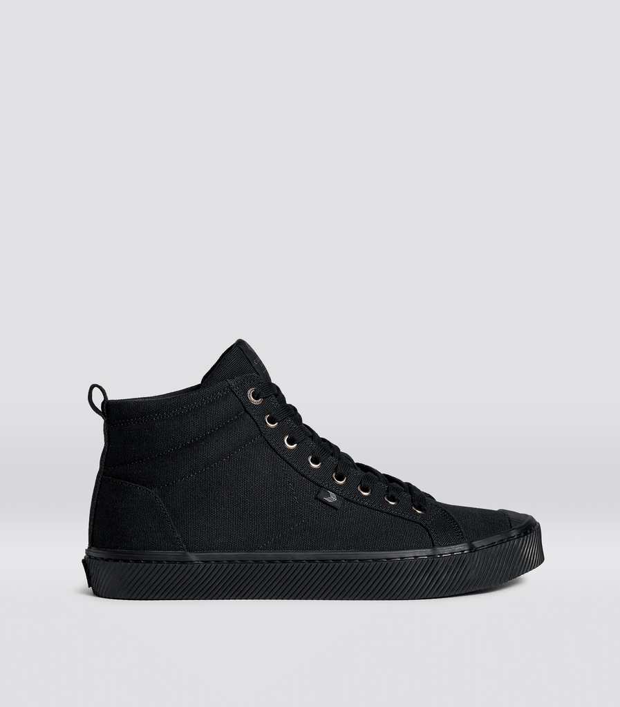 帆布鞋 纯黑色 男士 All Black Canvas Sneaker Men C A R I U M A Cn