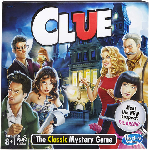 the newest edition of Clue featuring Dr. Orchid.