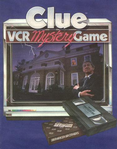 clue vcr mystery game box