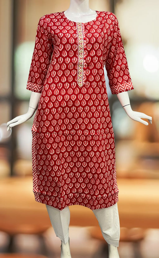 Women's latest design cotton jaipuri kurti - Imfashini International -  3130067