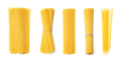 collection of spaghetti pasta