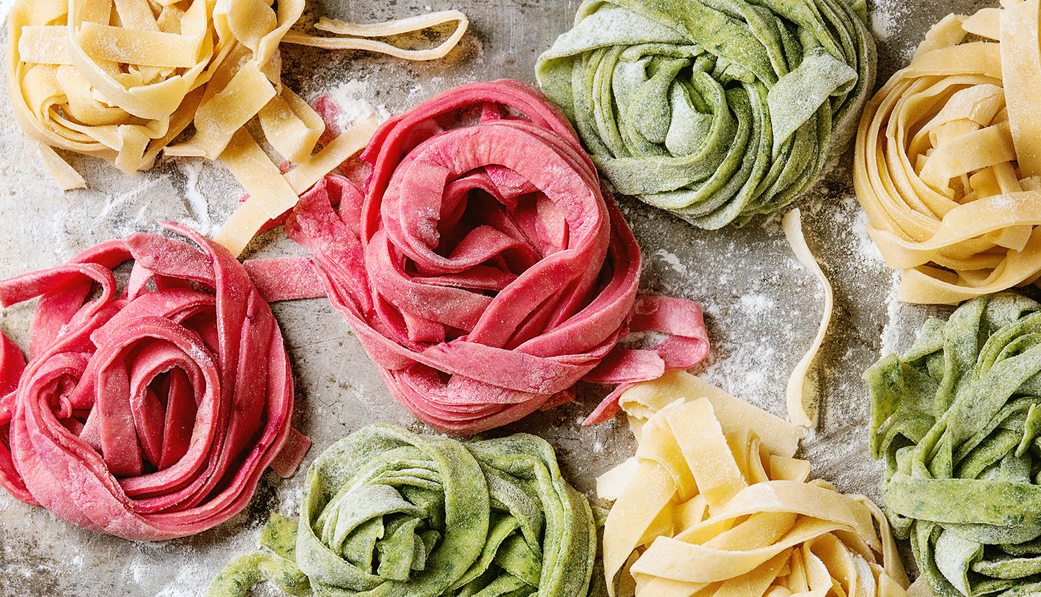 Colored Pasta from Scratch