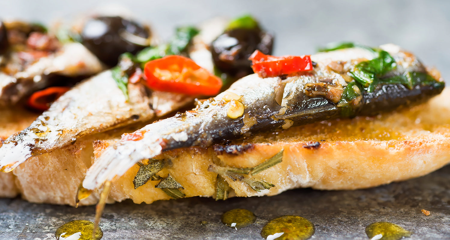 Marinated Sardines on Toast