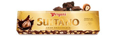 Vergani Sultano Milk Gianduja Chocolate with Hazelnuts, 8.82 oz