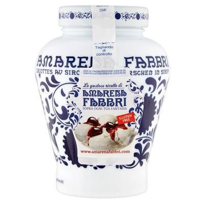 Fabbri Amarena Wild Cherries in Syrup, 21 oz (600 g)