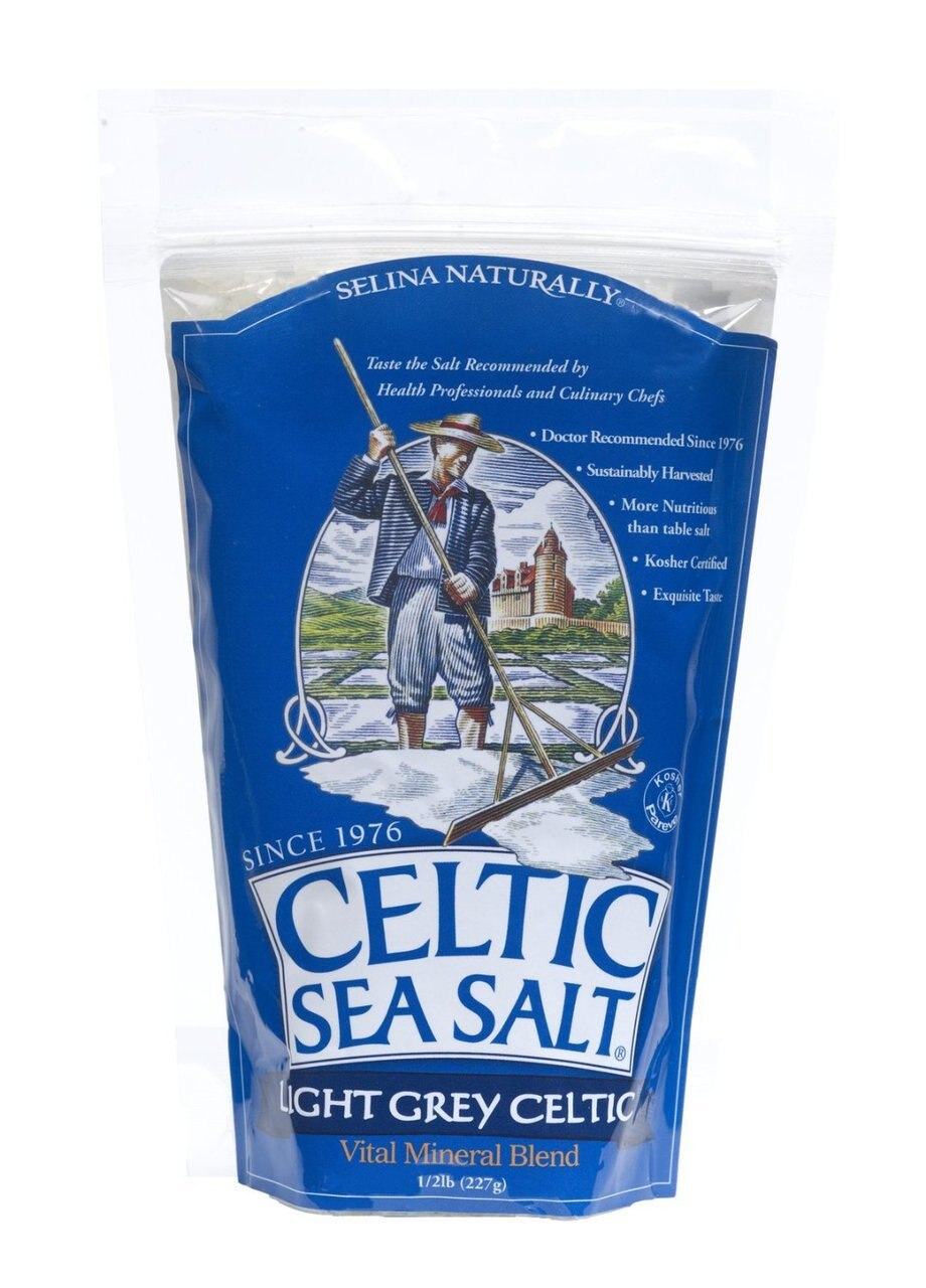 Celtic Sea Salt Light Grey Coarse Salt, 8 oz - Supermarket Italy product image