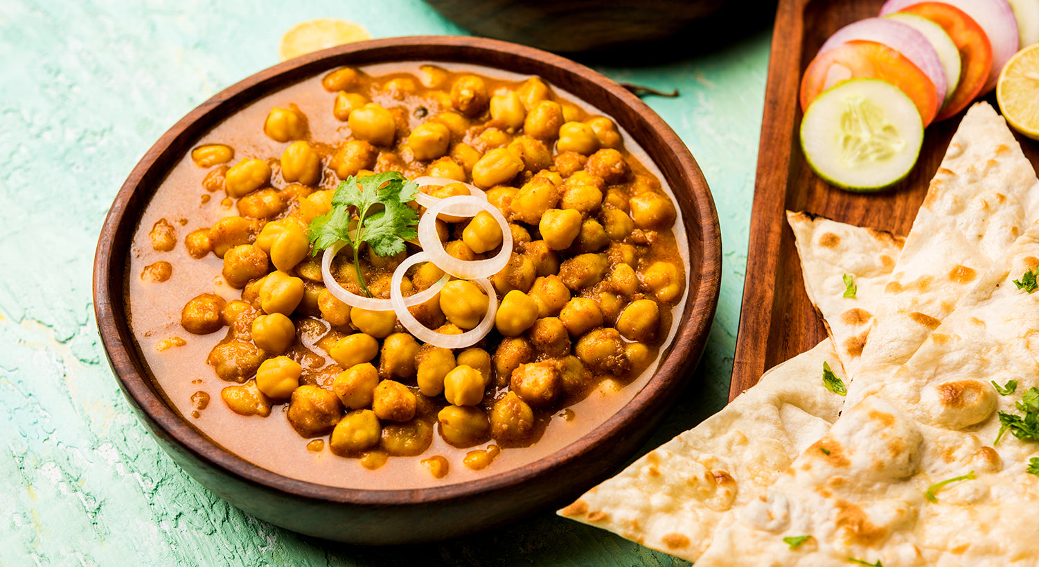 Indian curry with chick peas