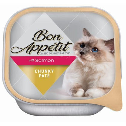 Bon Appétit Chunky Paté Salmon Cat Food - 100g