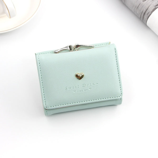 Fashion women wallets multi-function High quality small wallets rivet ...