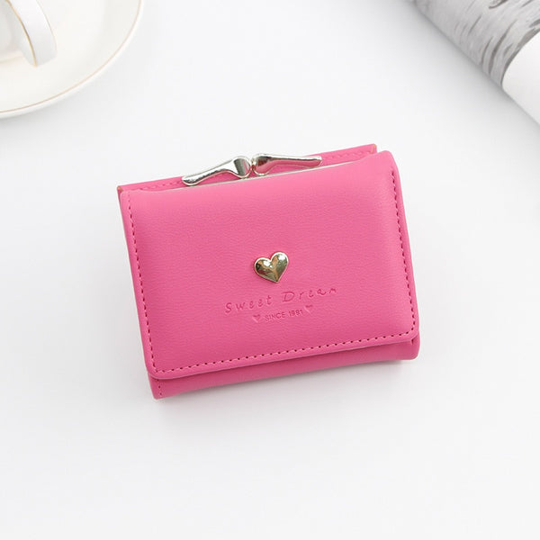 Fashion women wallets multi-function High quality small wallets rivet ...