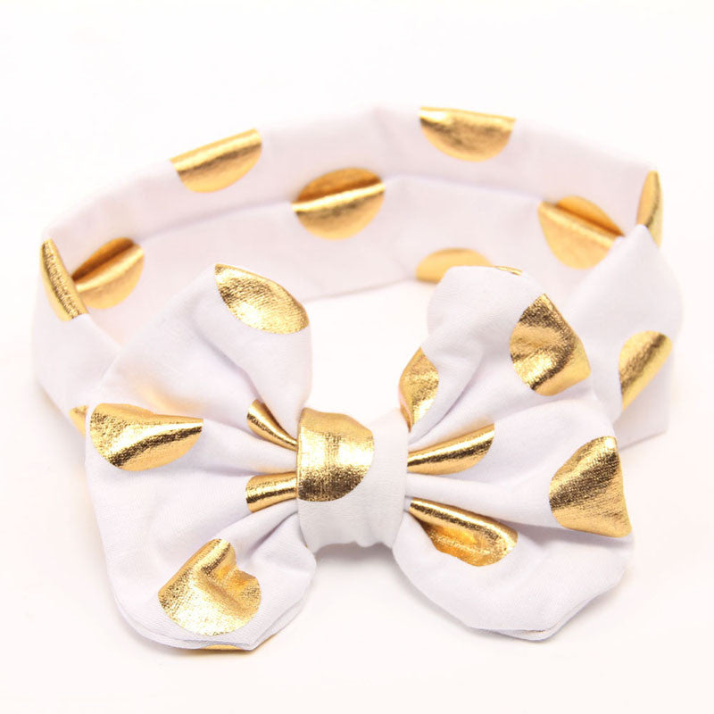 gold baby headwrap