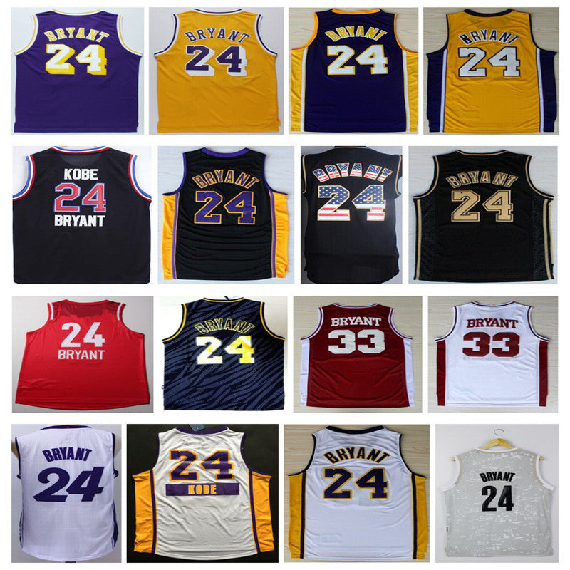 kobe bryant jersey black and white