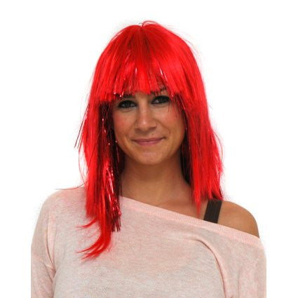 Red Head - Glitter Wig - Shopy Max
