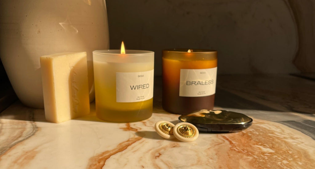SIDIA the Brand BRALESS and WIRED Candles