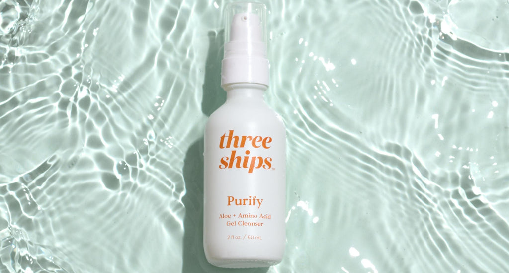 Three Ships Beauty Purify Aloe Vera + Amino Acid Cleanser