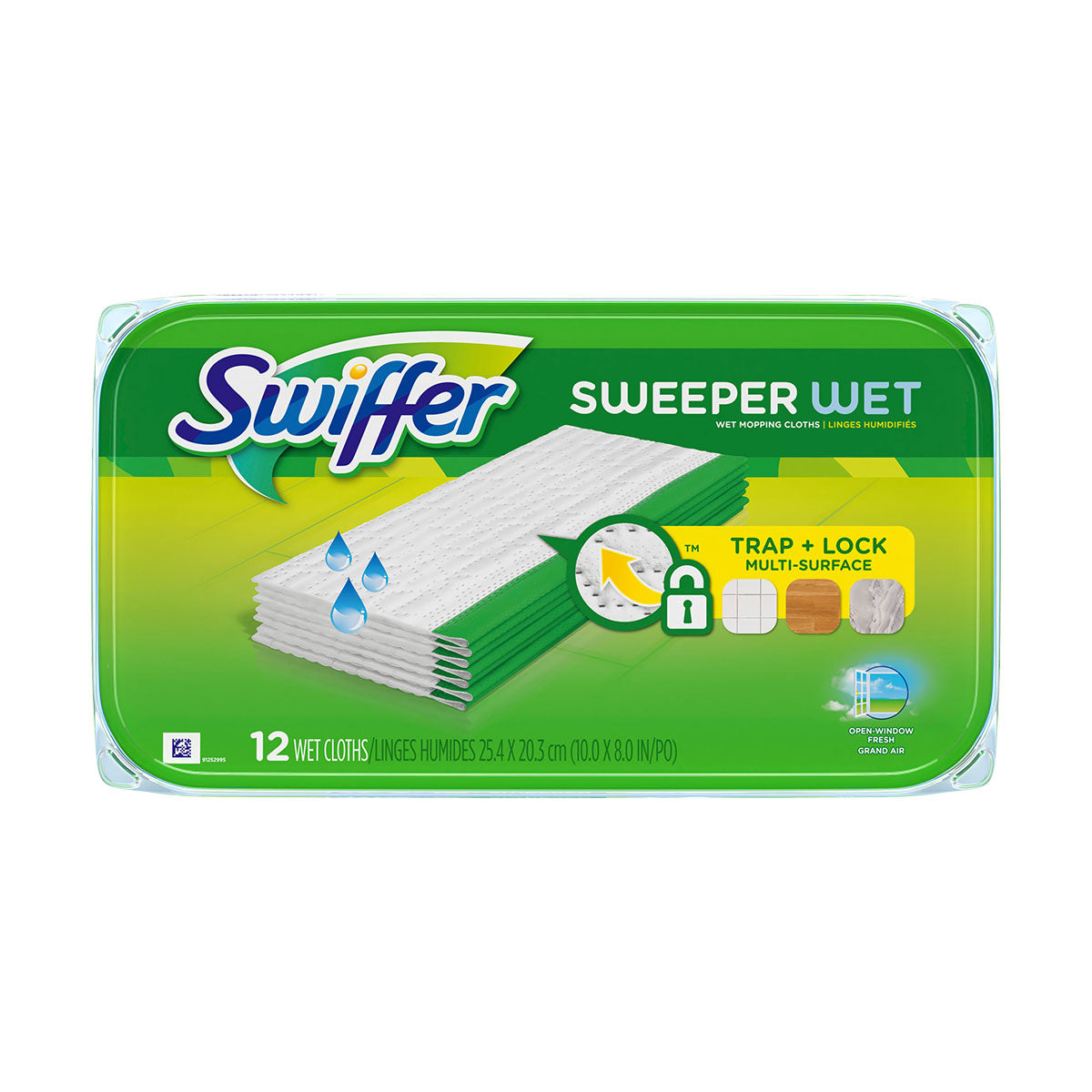 SWIFFER MOPA LIMPIEZA + 2 Recambios paños Secos,absorbe 3 veces