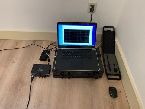 Reverberation measurement setup