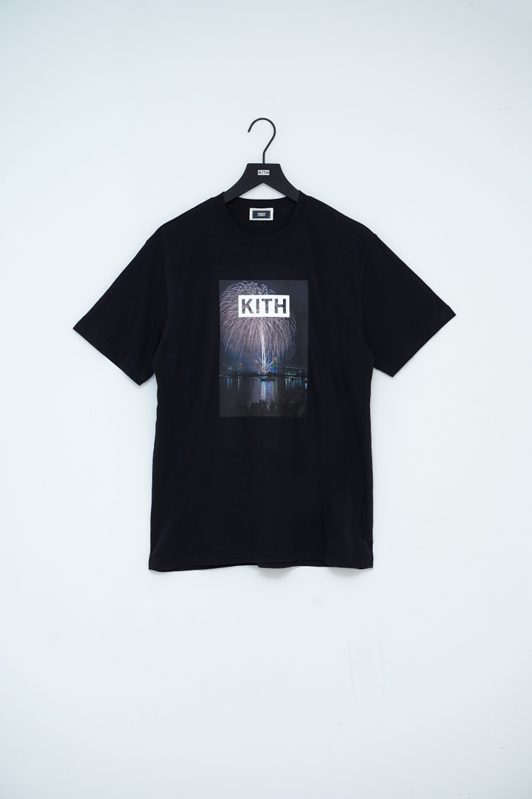 黒S KITH TOKYO FIREWORKS TEE