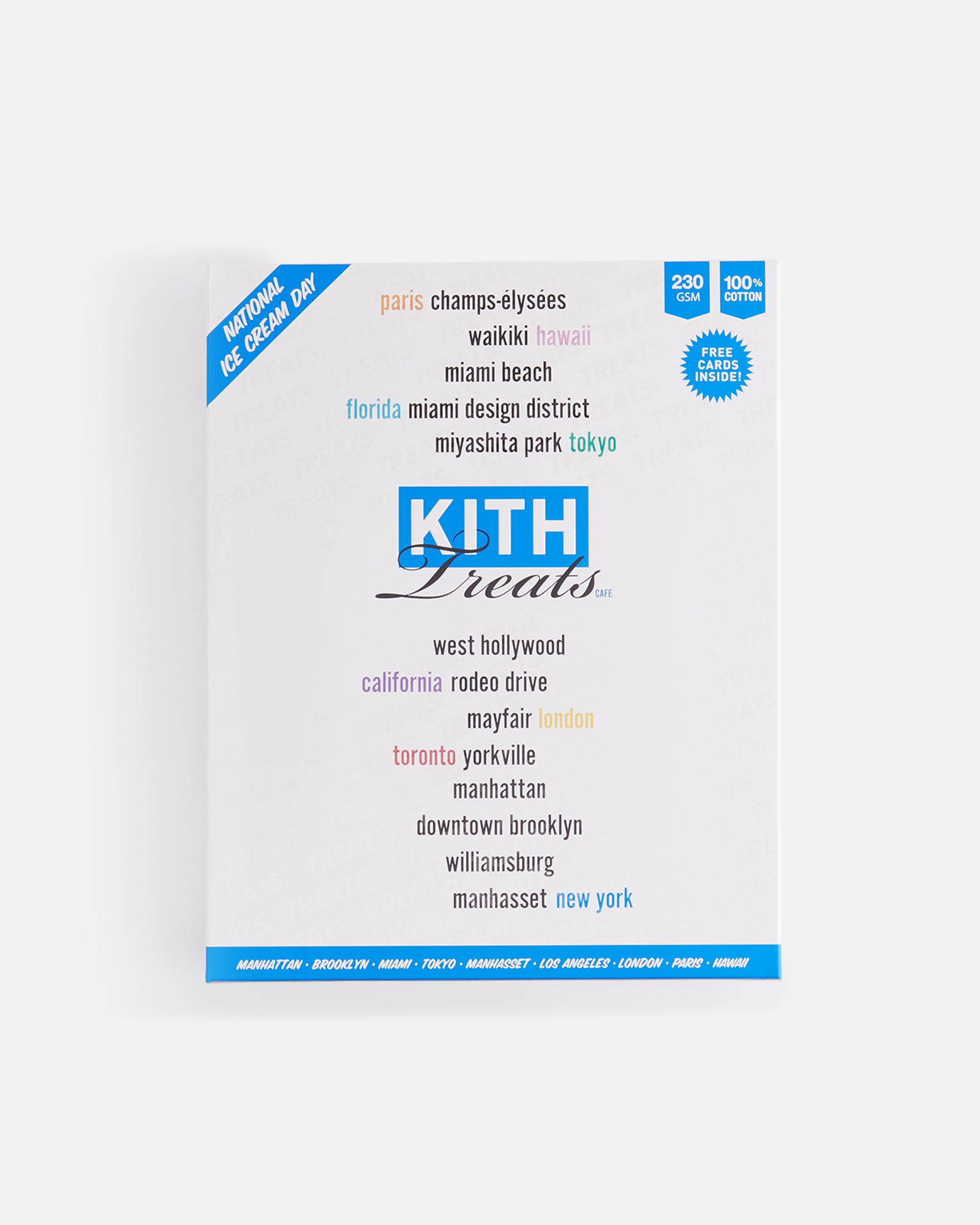 KITH TREATS CAFE BOX LOGO MIAMI L