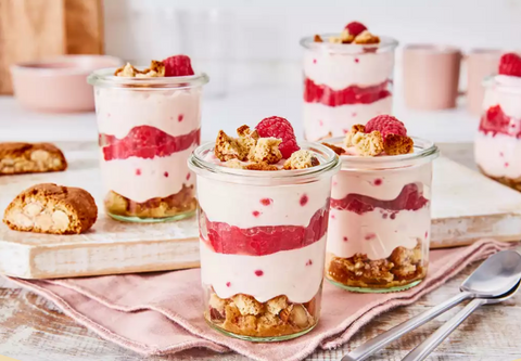 raspberry cream dessert