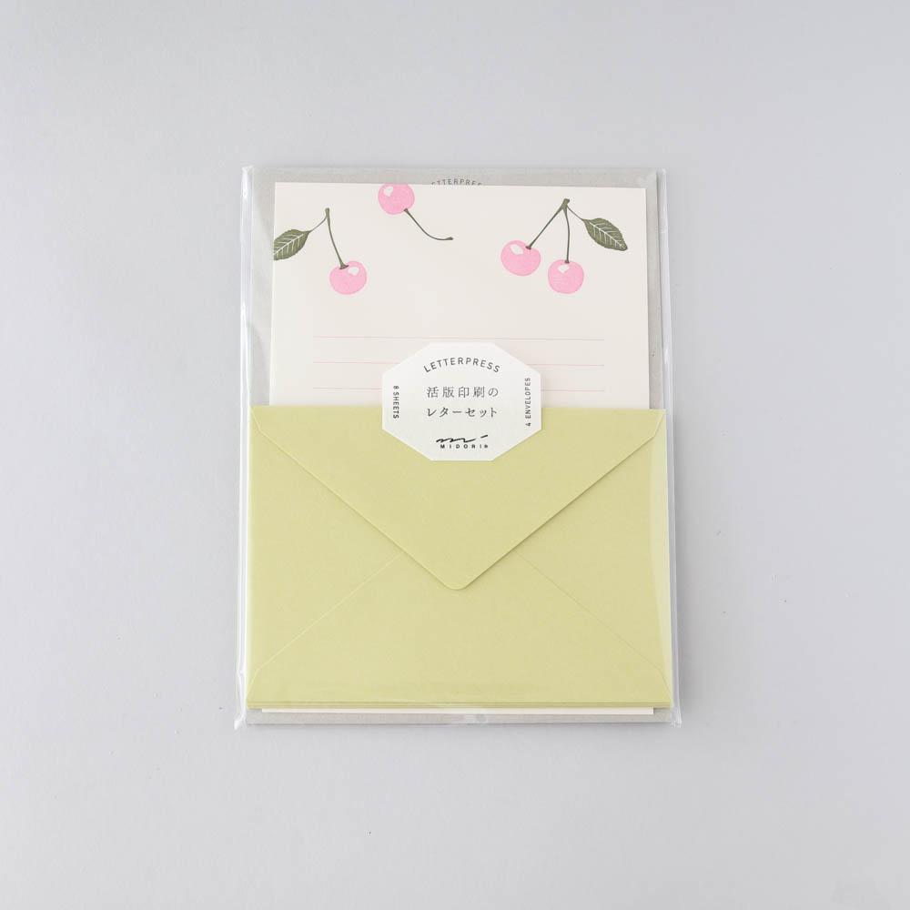 Hacer las tareas domésticas Apellido tuyo Midori Letterpress Letter Set - Cherry – Ink & Lead