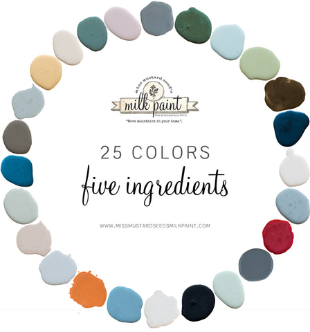 Miss Mustard Seed Milk Paint Color Chart