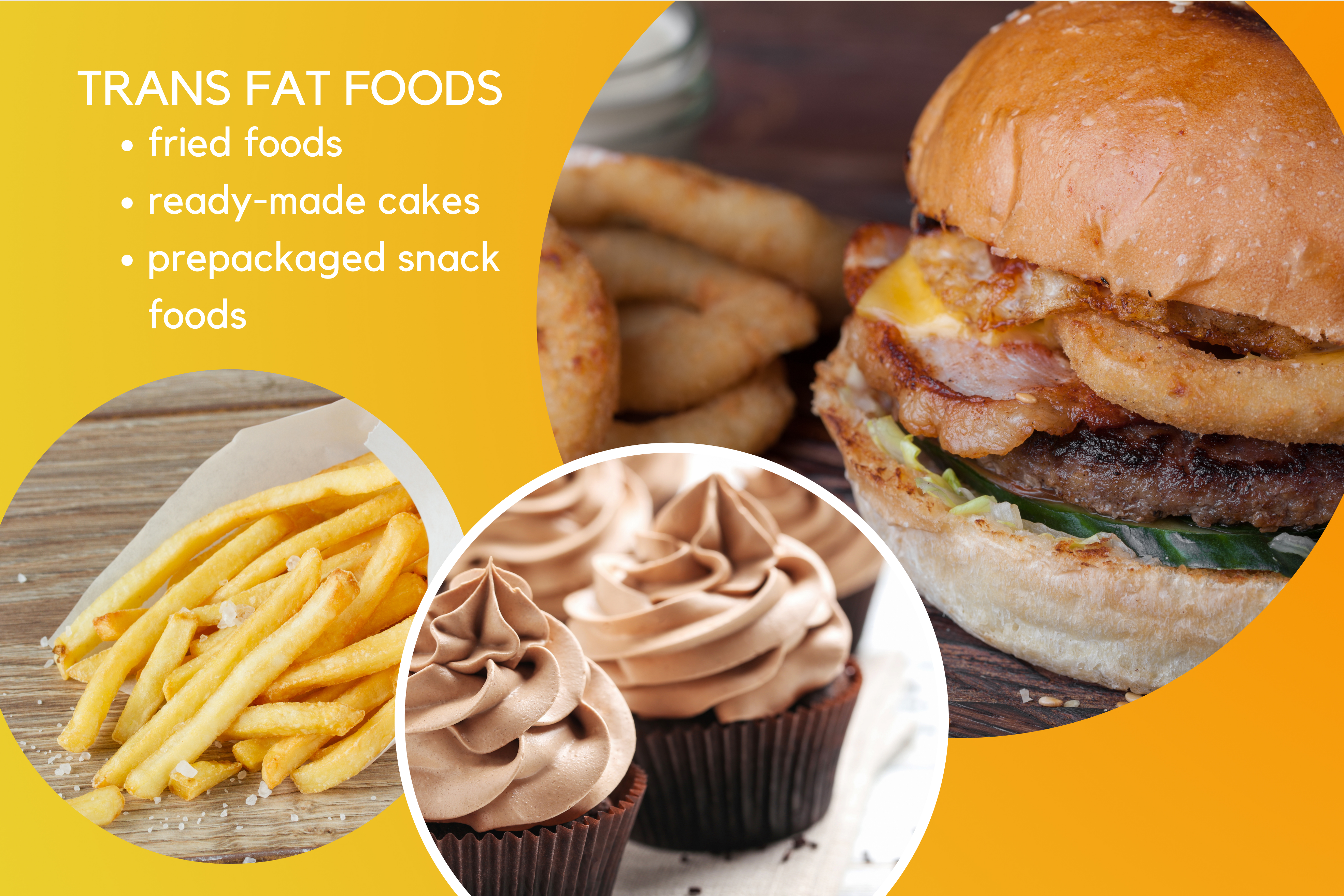 avoid foods high in trans fat