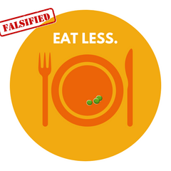 eat less myth