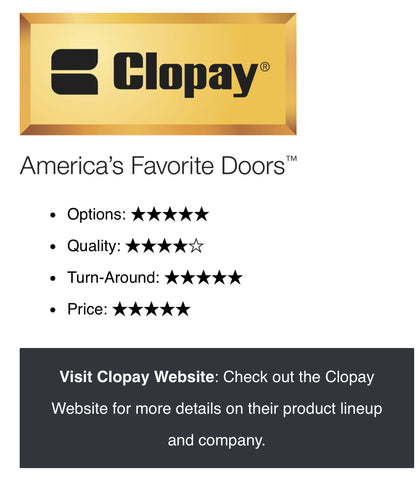 Clopay garage doors review