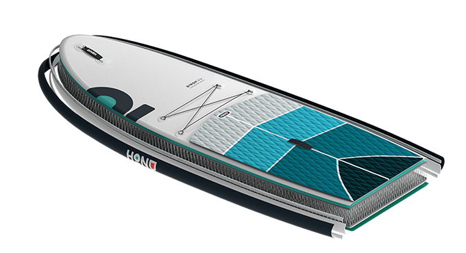 The design construction of the HONU stand up paddleboard