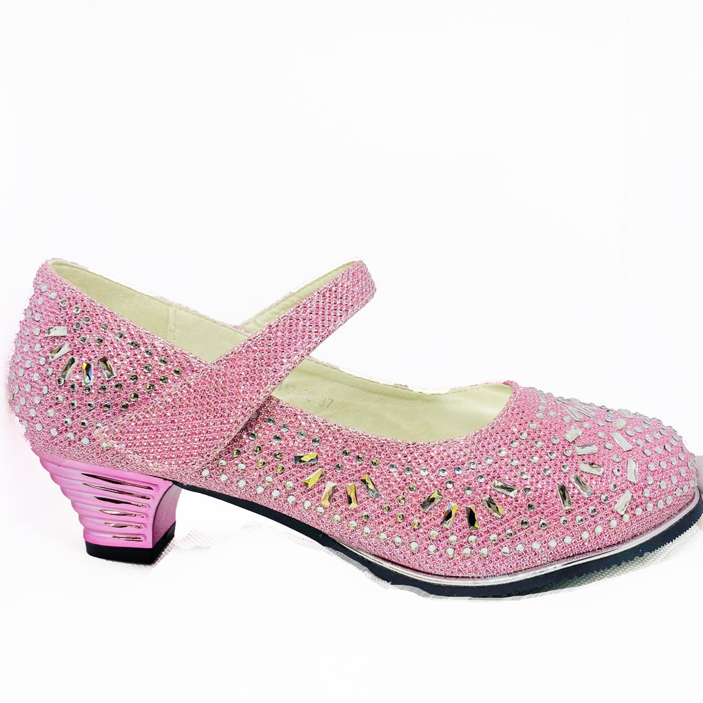 pink diamond high heels