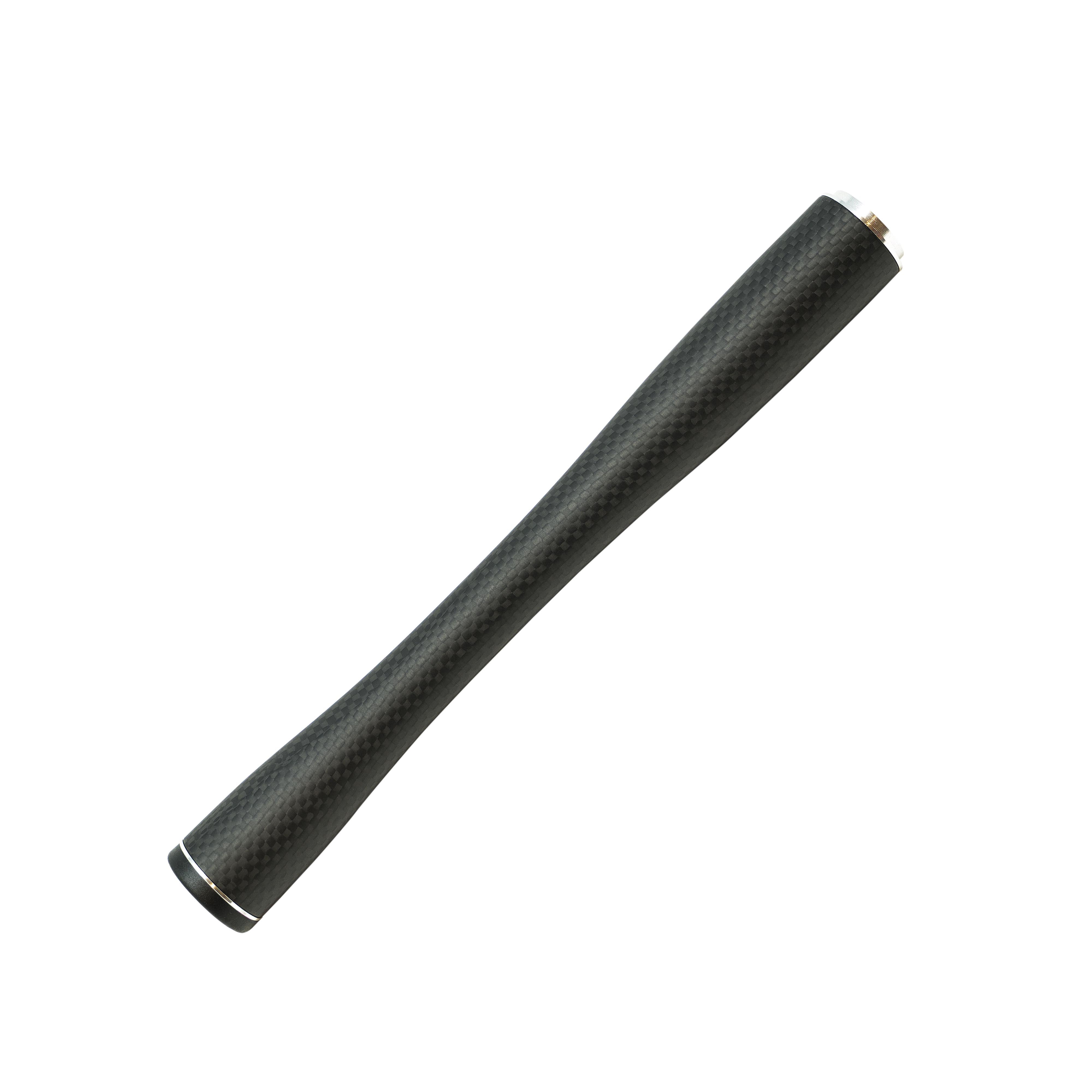 G2 12 Full Length Carbon Handle Grip Kit for Casting Rods, Silver / Matte 3K Carbon