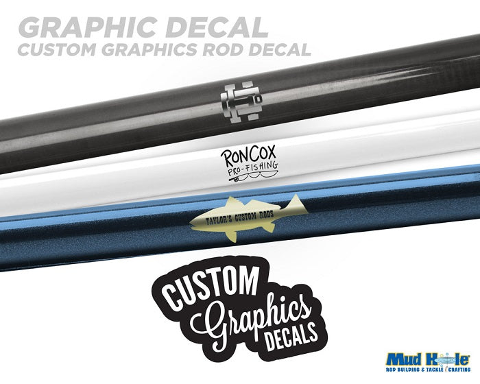 12 Options for Custom Text Rod Decals