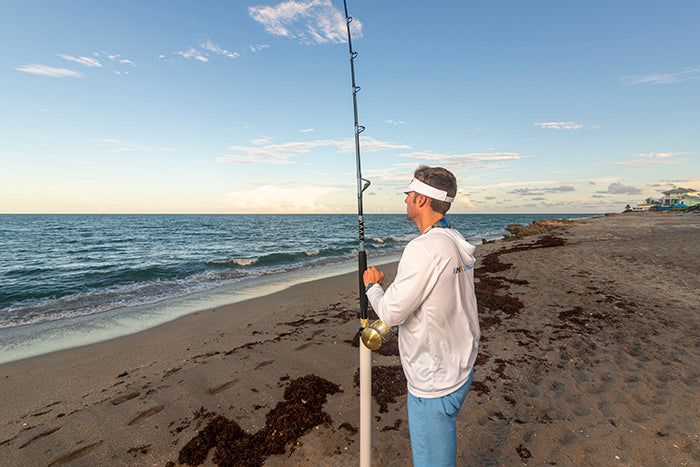 Drone Fishing for Sharks with Custom Rods