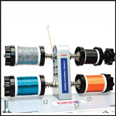 Compatible with 4 small to medium sized thread spools from your favorite brands including ProWrap, Pac Bay, Fuji and more.