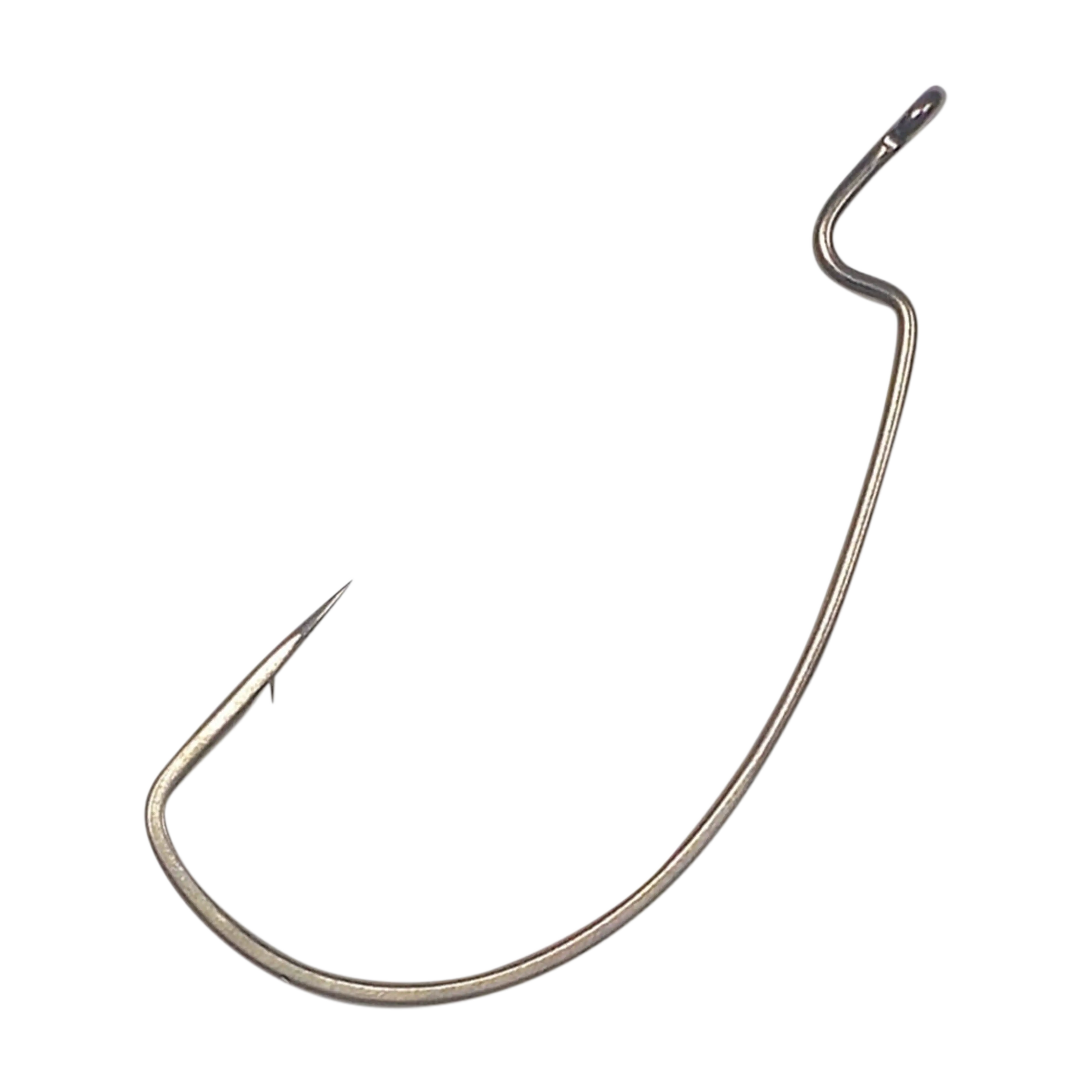 Offset EWG Worm Hooks - Black