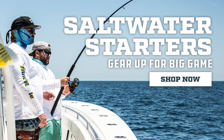 Big game saltwater fishing rods and