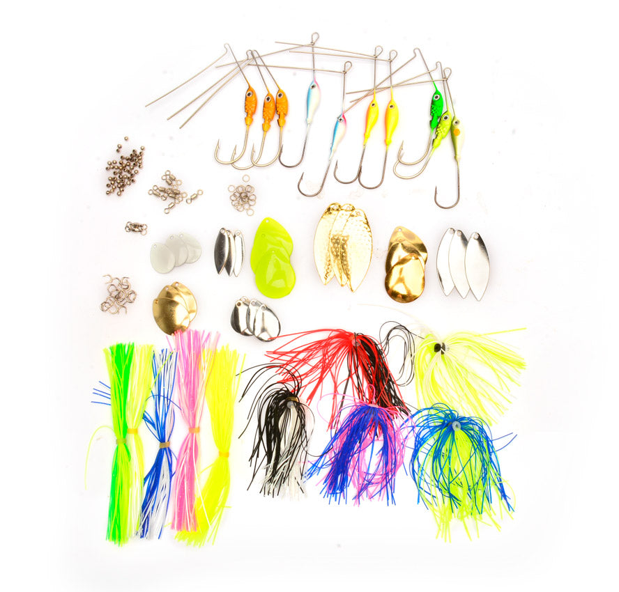  Dovesun Spinner Making Kit Inline Spinner Baits Trout Lures  Fishing Gift DIY Kit Inline Spinner Making Kit A-228PCS-Inline Spinners Making  Kit : Sports & Outdoors